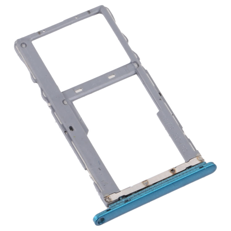 For Alcatel 3L 2020 Original SIM Card Tray + Micro SD Card Tray (Green) - Card Tray by PMC Jewellery | Online Shopping South Africa | PMC Jewellery