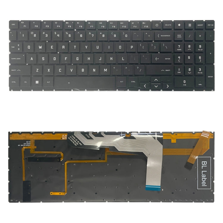 US Version Keyboard with Colorful Backlight / Number Key For HP OMEN 15 2020 15-EK 15-EN EK1016TX EK1000 EK0018 TPN-Q238 TPN-Q236 - Replacement Keyboards by PMC TechLife | Online Shopping South Africa | PMC TechLife