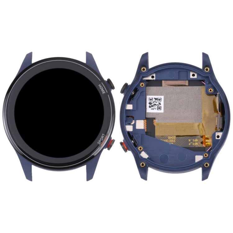 Original LCD Screen For Xiaomi Mi Watch / Watch Color Sport / Watch Revolve Active Digitizer Full Assembly with Frame (Blue) - free shipping - PMC TechLife - Order now!