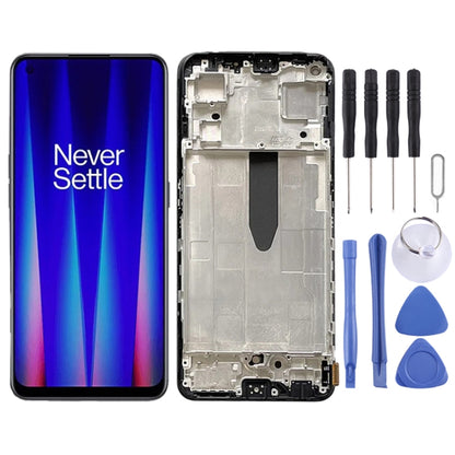 LCD Screen for OnePlus Nord CE 2 5G IV2201 Digitizer Full Assembly with Frame (Black) - LCD Screen by PMC Jewellery | Online Shopping South Africa | PMC Jewellery