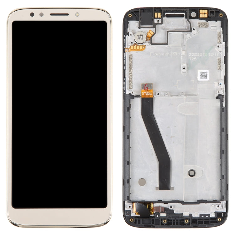 Original LCD Screen For Motorola Moto E5 Play Go Digitizer Full Assembly With Frame(Gold) - LCD Screen by PMC Jewellery | Online Shopping South Africa | PMC Jewellery