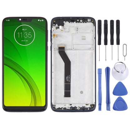 Original LCD Screen For Motorola Moto G7 Power BRA Edition Digitizer Full Assembly With Frame(Blue) - LCD Screen by PMC Jewellery | Online Shopping South Africa | PMC Jewellery