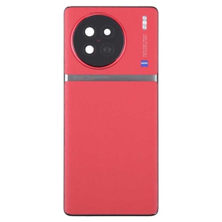 For vivo X90 Original Battery Back Cover with Camera Lens Cover(Red) - Back Cover by PMC Jewellery | Online Shopping South Africa | PMC Jewellery