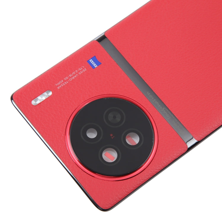 For vivo X90 Original Battery Back Cover with Camera Lens Cover(Red) - Back Cover by PMC Jewellery | Online Shopping South Africa | PMC Jewellery