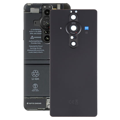 For Sony Xperia Pro-I Original Battery Back Cover with Camera Lens Cover(Black) - Back Cover by PMC Jewellery | Online Shopping South Africa | PMC Jewellery