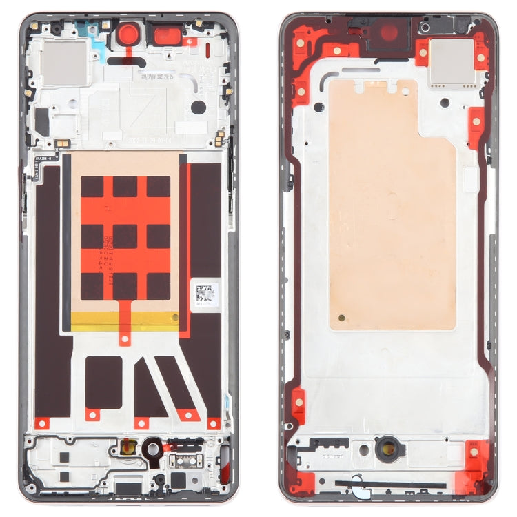 For OPPO Reno9 Pro Original Front Housing LCD Frame Bezel Plate (Gold) - Frame Bezel Plate by PMC TechLife | Online Shopping South Africa | PMC TechLife