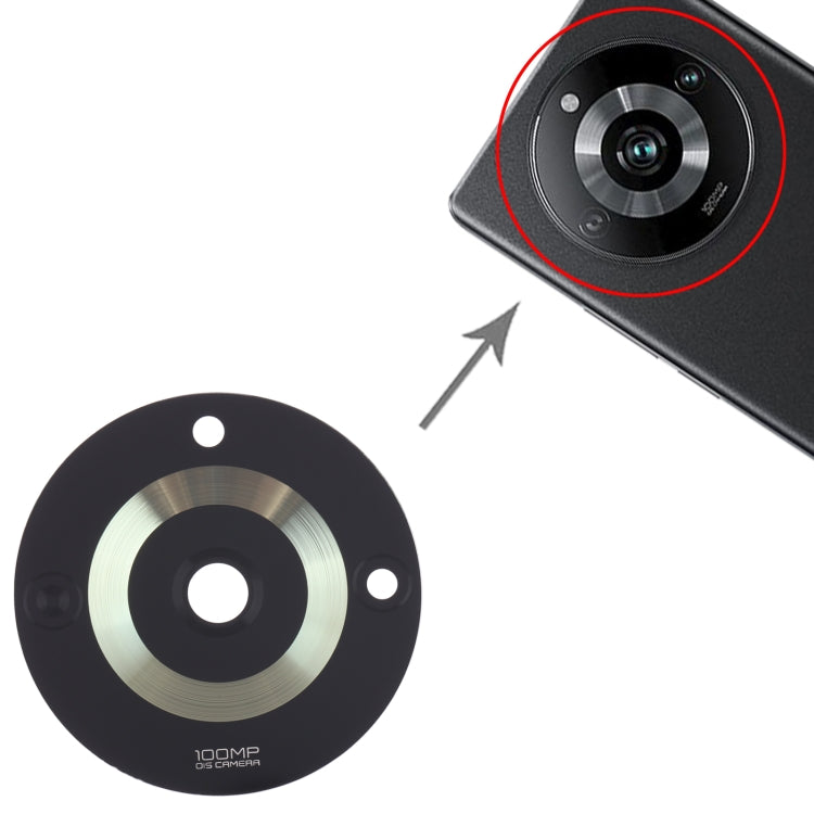 For Realme 11 Pro 10pcs Original Back Camera Lens(Green) - Camera Series by PMC TechLife | Online Shopping South Africa | PMC TechLife