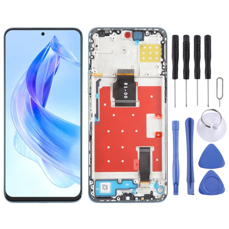 For Honor 90 Lite Original LCD Screen Digitizer Full Assembly with Frame (Blue) - LCD Screen by PMC Jewellery | Online Shopping South Africa | PMC Jewellery