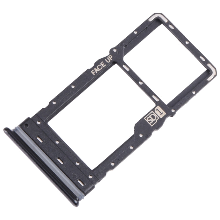 For Motorola Moto G Stylus 2021 SIM Card Tray + Micro SD Card Tray (Black) - Card Socket by PMC TechLife | Online Shopping South Africa | PMC TechLife | Buy Now Pay Later Mobicred