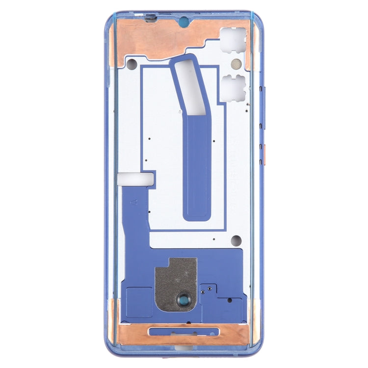 For ZTE Axon 10 Pro 5G Middle Frame Bezel Plate (Blue) - For ZTE by PMC Jewellery | Online Shopping South Africa | PMC Jewellery