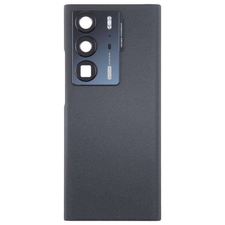 For ZTE Axon 40 Ultra A2023P Battery Back Cover with Camera Lens Cover(Black) - For ZTE by PMC TechLife | Online Shopping South Africa | PMC TechLife