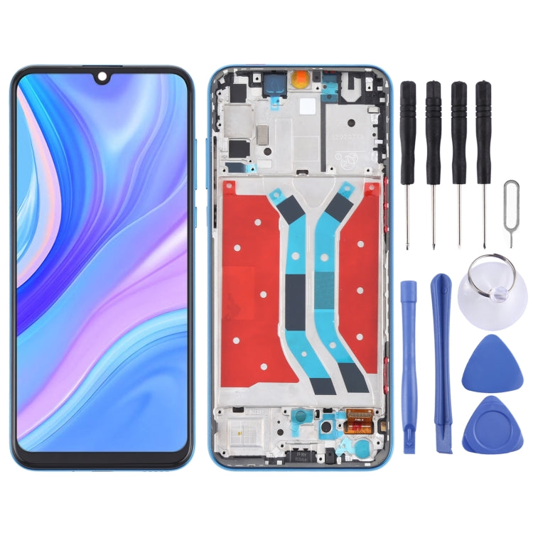 LCD Screen and Digitizer Full Assembly With Frame for Huawei P Smart S (Blue) - LCD Screen by PMC Jewellery | Online Shopping South Africa | PMC Jewellery