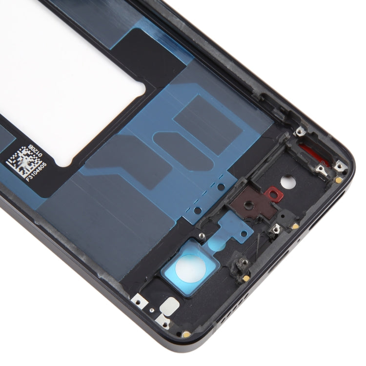 For OPPO Reno7 Pro 5G Front Housing LCD Frame Bezel Plate (Black) - LCD Screen by PMC Jewellery | Online Shopping South Africa | PMC Jewellery