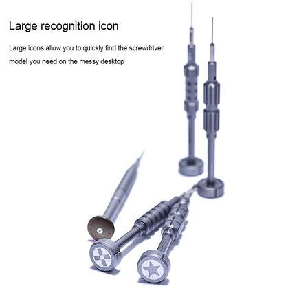 Qianli i-Thor S2 Precision 3D Texture Hollow Cross Tip Middle Bezel Screwdriver - Screwdriver by QIANLI | Online Shopping South Africa | PMC Jewellery
