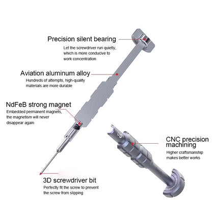 Qianli i-Thor S2 Precision 3D Texture Torx Screwdriver - Screwdriver by QIANLI | Online Shopping South Africa | PMC Jewellery