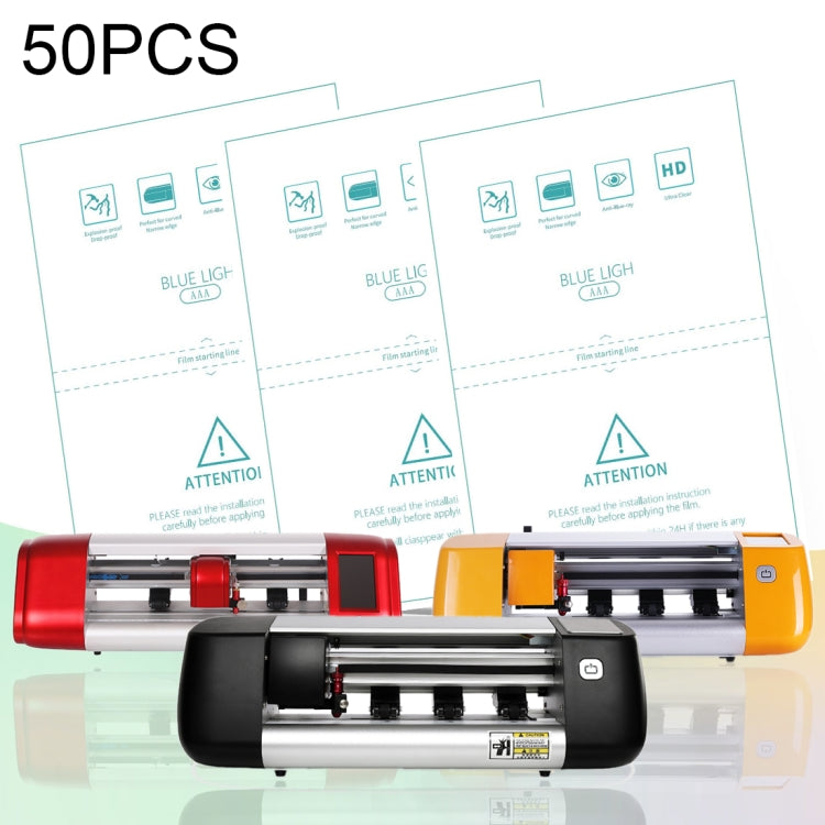 50 PCS F0004 Anti Blue Ray TPU Soft Film Supplies for Protector Cutter - Phone Film Cutter by PMC TechLife | Online Shopping South Africa | PMC TechLife
