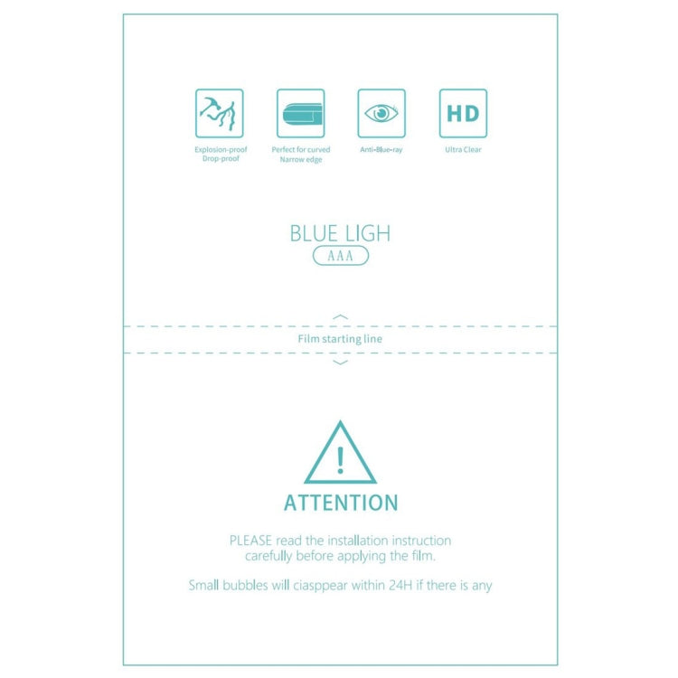 50 PCS F0004 Anti Blue Ray TPU Soft Film Supplies for Protector Cutter - Phone Film Cutter by PMC TechLife | Online Shopping South Africa | PMC TechLife