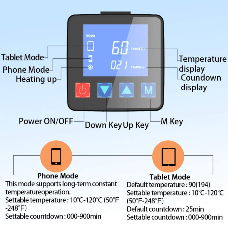 CPB CP320 LCD Screen Heating Pad Safe Repair Tool, EU Plug - free shipping - PMC TechLife - Order now!