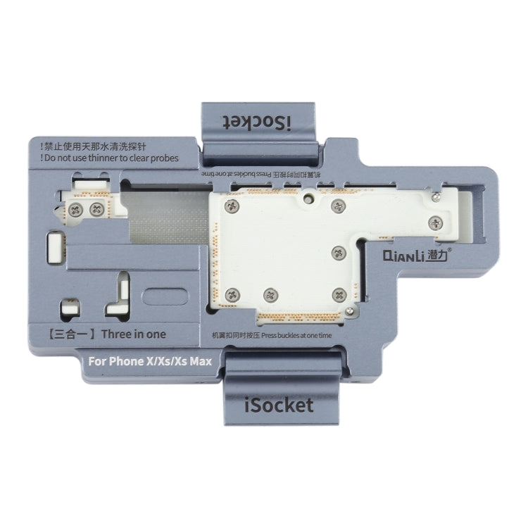 Qianli iSocket 3 In 1 Motherboard Layered Test Frame Upper Lower Layers Logic Board Function Fast Test Holder For iPhone X / XS / XS Max - Repair Fixture by QIANLI | Online Shopping South Africa | PMC Jewellery