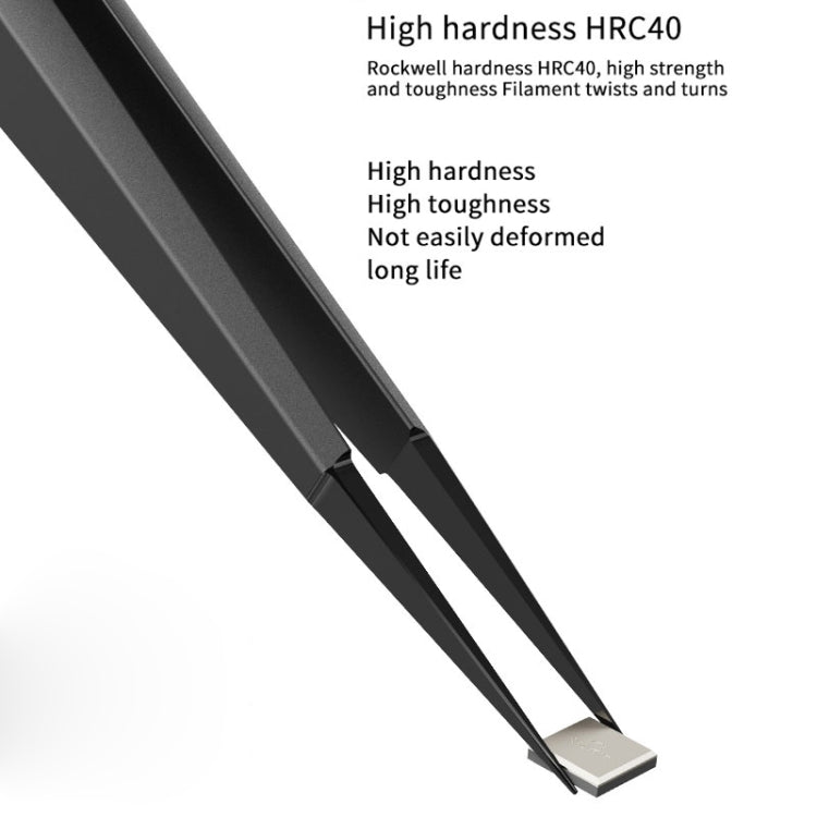 Qianli iNeezy FK-04 Stainless Steel Extra-sharp Thickened Tweezers Pointed Tweezers - Tweezers by QIANLI | Online Shopping South Africa | PMC TechLife | Buy Now Pay Later Mobicred