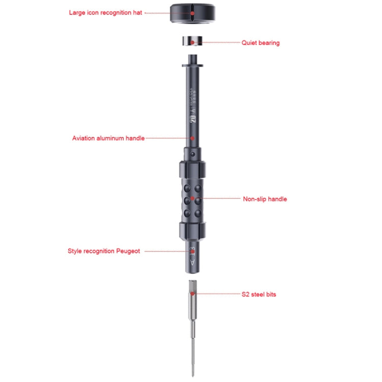 QIANLI 5 in 1 Multi-purpose 2D Grenade Magnetic Screwdriver Set - Screwdriver Set by QIANLI | Online Shopping South Africa | PMC Jewellery