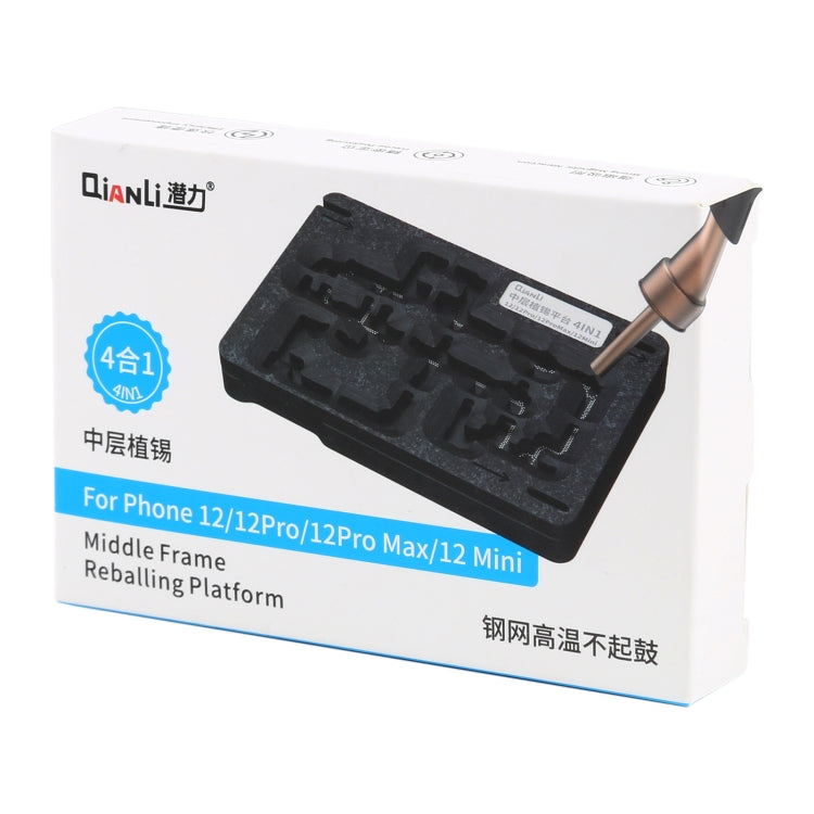 Qianli 4 in 1 Middle Frame Reballing Platform For iPhone 12 / 12 Pro / 12 Mini / 12 Pro Max - Repair Platform by PMC Jewellery | Online Shopping South Africa | PMC Jewellery