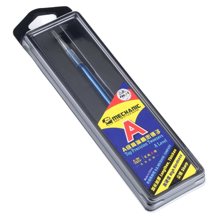 Mechanic Aac-14 Straight Precision Stainless Steel Tweezers - Tweezers by MECHANIC | Online Shopping South Africa | PMC TechLife | Buy Now Pay Later Mobicred