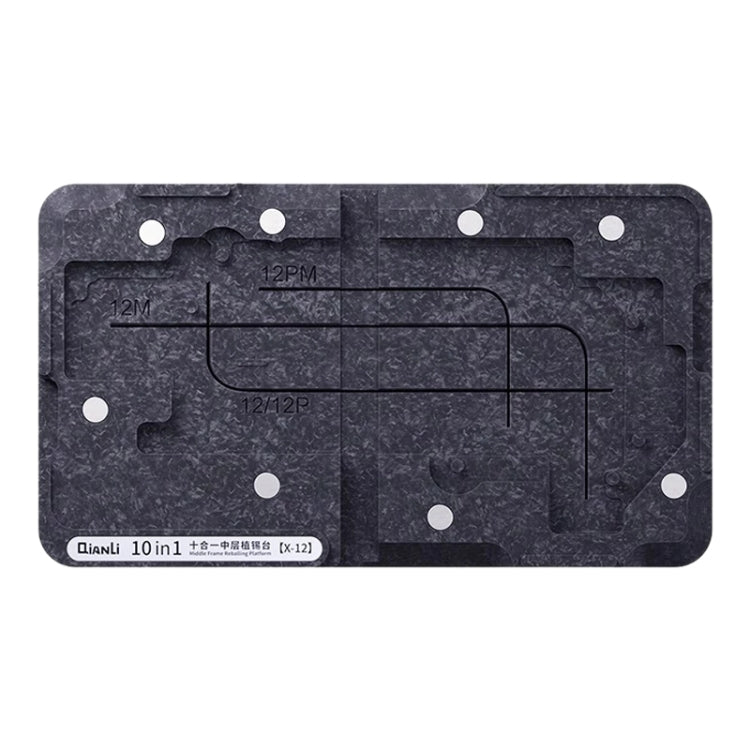 Qianli 10 in 1 Middle Frame Reballing Platform For iPhone X / XS / XS Max / 11 / 11 Pro / 11 Pro Max / 12 / 12 Pro / 12 mini / 12 Pro Max - Repair Platform by QIANLI | Online Shopping South Africa | PMC TechLife | Buy Now Pay Later Mobicred