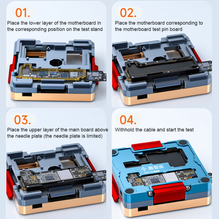 FIX-13 Layered Test Frame Motherboard Test Stand Fixture For iPhone 13 / 13 mini / 13 Pro / 13 Pro Max - Repair Platform by PMC Jewellery | Online Shopping South Africa | PMC Jewellery