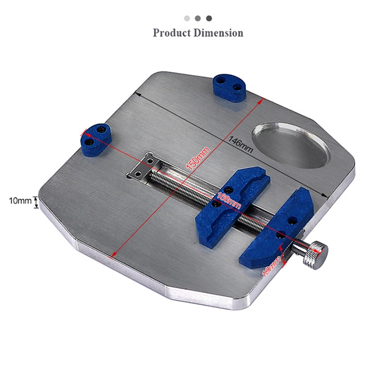 BEST BST-001L Aluminum Alloy Universal Motherboard PCB IC Chip Holder Fixture - free shipping - PMC TechLife - Order now!