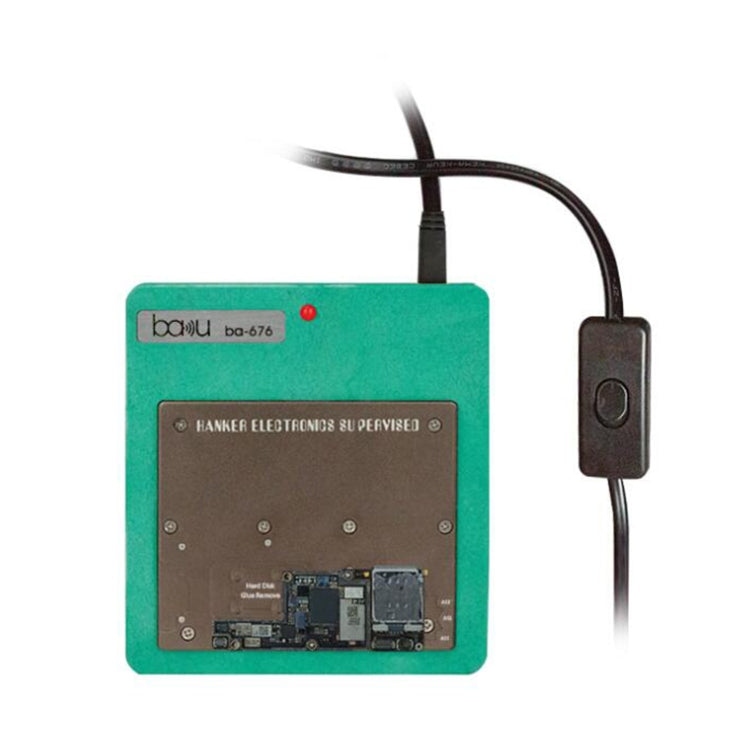 BAKU BA-676 110V-120V Multifuntional PCB IC Glue Remove Thermostatic Heating Platform for iPhone X / XS / XS Max / 11 / 11 Pro / 11 Pro Max, CN Plug - free shipping - PMC TechLife - Order now!