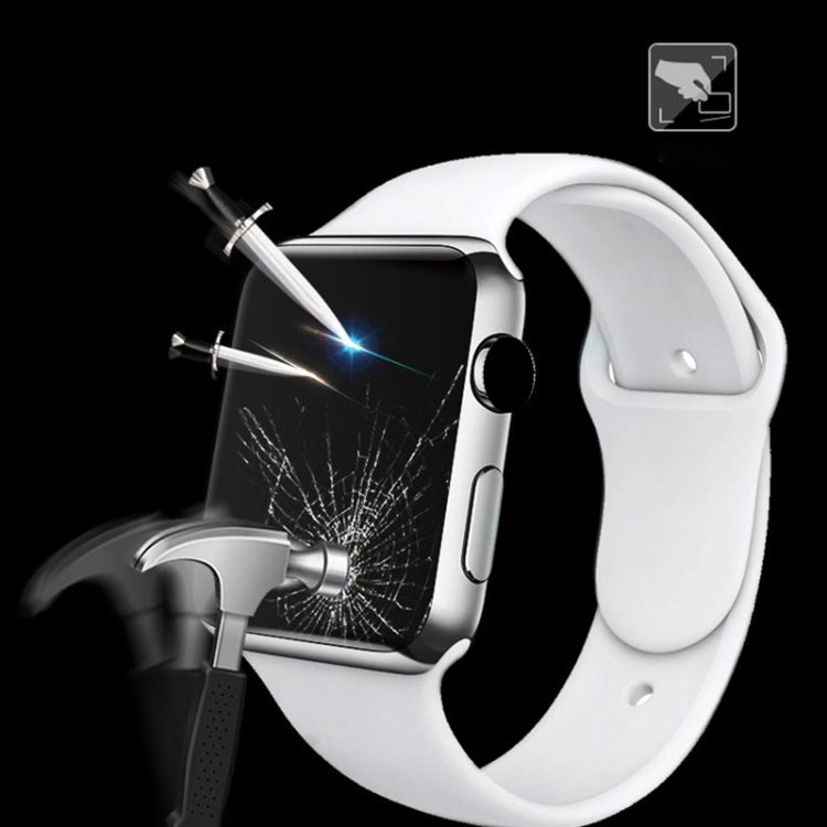 2 PCS mocolo 0.33mm 9H 3D Round Edge Tempered Glass Film for Apple Watch Series 4 40mm - Watch Cases by mocolo | Online Shopping South Africa | PMC TechLife | Buy Now Pay Later Mobicred