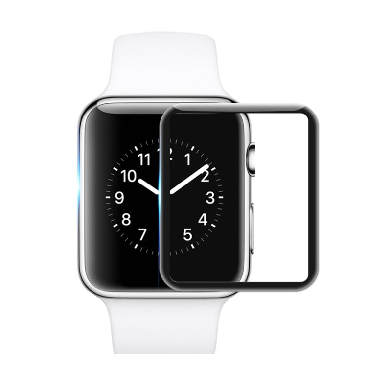 2 PCS mocolo 0.33mm 9H 3D Round Edge Tempered Glass Film for Apple Watch Series 3 42mm - Watch Cases by mocolo | Online Shopping South Africa | PMC TechLife | Buy Now Pay Later Mobicred