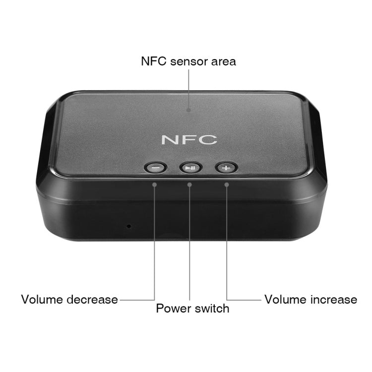 B10 NFC Desktop Bluetooth Music Receiver 4.1 Bluetooth Adapter USB Drive Reads Bluetooth Speaker - Audio Receiver Transmitter by PMC Jewellery | Online Shopping South Africa | PMC Jewellery