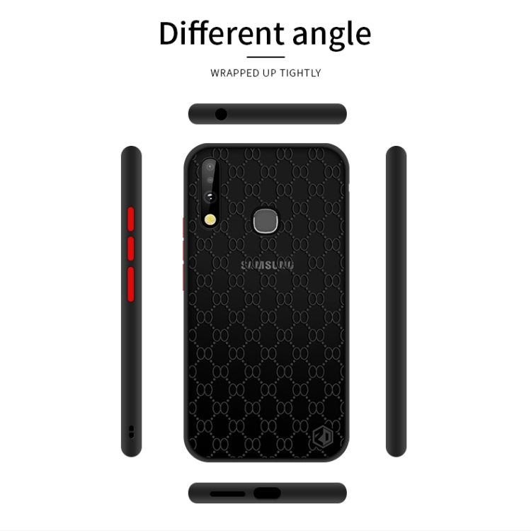 For Samsung Galaxy A70E PINWUYO Series 2 Generation PC + TPU Waterproof and Anti-drop All-inclusive Protective Case(Blue) - Galaxy Phone Cases by PINWUYO | Online Shopping South Africa | PMC TechLife | Buy Now Pay Later Mobicred