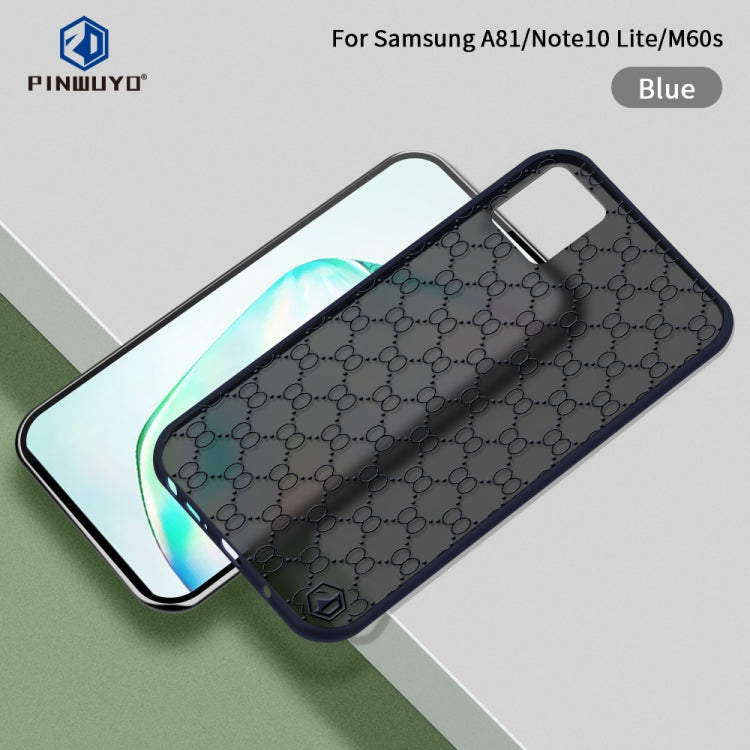 For Samsung Galaxy A81/Note10 Lite PINWUYO Series 2 Generation PC + TPU Waterproof and Anti-drop All-inclusive Protective Case(Blue) - Galaxy Phone Cases by PINWUYO | Online Shopping South Africa | PMC TechLife | Buy Now Pay Later Mobicred
