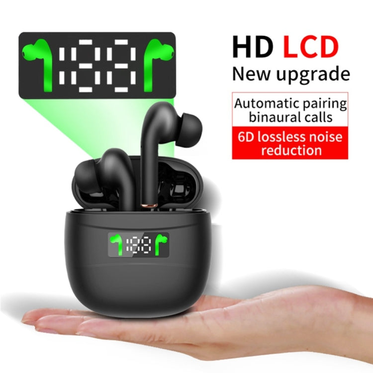 J3 Pro TWS Hifi Wireless Bluetooth 5.2 Earphone LED Display Waterproof Sports Gaming Headset Noise Earbuds(Black) - TWS Earphone by PMC TechLife | Online Shopping South Africa | PMC TechLife