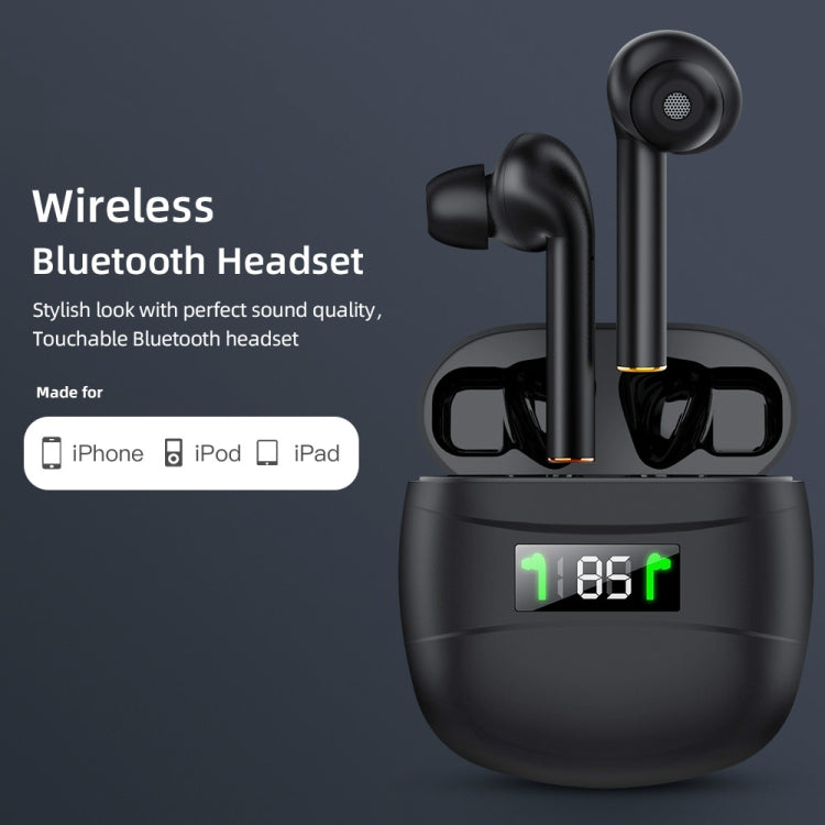 J3 Pro TWS Hifi Wireless Bluetooth 5.2 Earphone LED Display Waterproof Sports Gaming Headset Noise Earbuds(Black) - TWS Earphone by PMC TechLife | Online Shopping South Africa | PMC TechLife