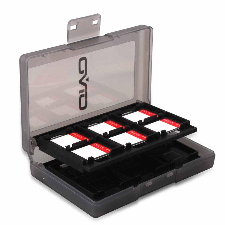 OIVO IV-SW029 24in1 Game Memory Card Storage Box Card Case Holder For Nintendo Switch(Grey) - Others by OIVO | Online Shopping South Africa | PMC TechLife | Buy Now Pay Later Mobicred