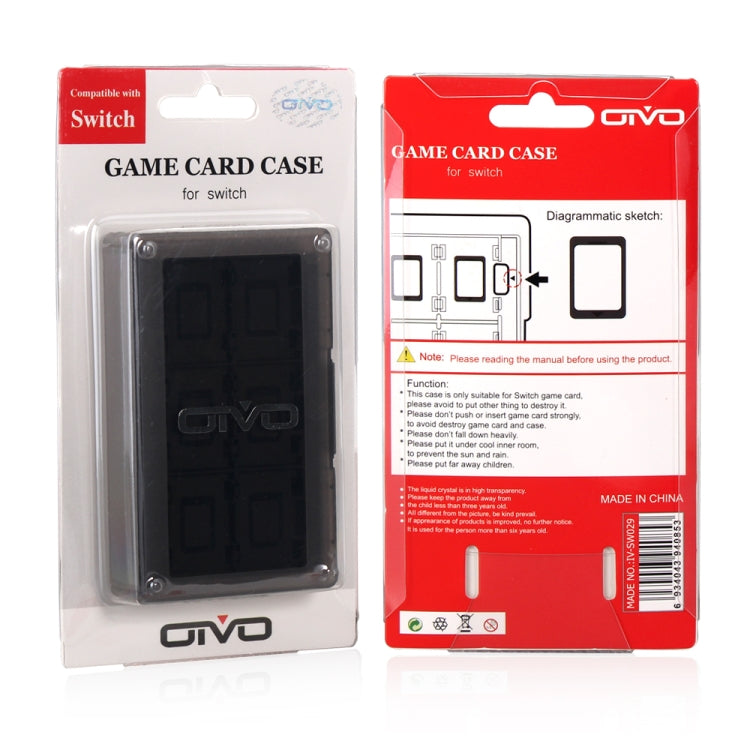 OIVO IV-SW029 24in1 Game Memory Card Storage Box Card Case Holder For Nintendo Switch(Grey) - Others by OIVO | Online Shopping South Africa | PMC TechLife | Buy Now Pay Later Mobicred