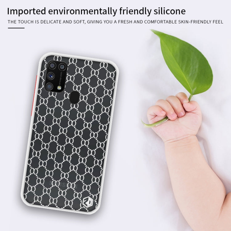 For Samsung Galaxy M31 PINWUYO Series 2 Generation PC + TPU Waterproof and Anti-drop All-inclusive Protective Case(Blue) - Galaxy Phone Cases by PINWUYO | Online Shopping South Africa | PMC TechLife | Buy Now Pay Later Mobicred