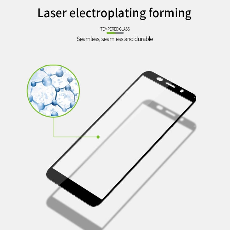 For Huawei  Y5P/Y5 Prime PINWUYO 9H 2.5D Full Screen Tempered Glass Film(Black) - Huawei Tempered Glass by PINWUYO | Online Shopping South Africa | PMC TechLife | Buy Now Pay Later Mobicred