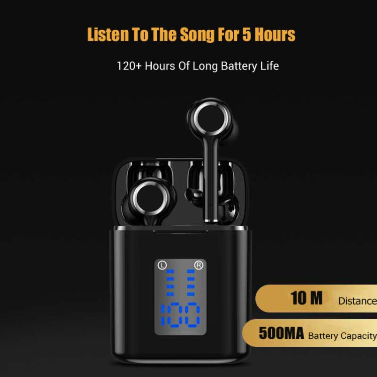 T&G TG905 TWS Bluetooth Earphone Wireless Sport Headphone 5D Stereo Headsets with LED Display & Charging Box - TWS Earphone by T&G | Online Shopping South Africa | PMC TechLife | Buy Now Pay Later Mobicred