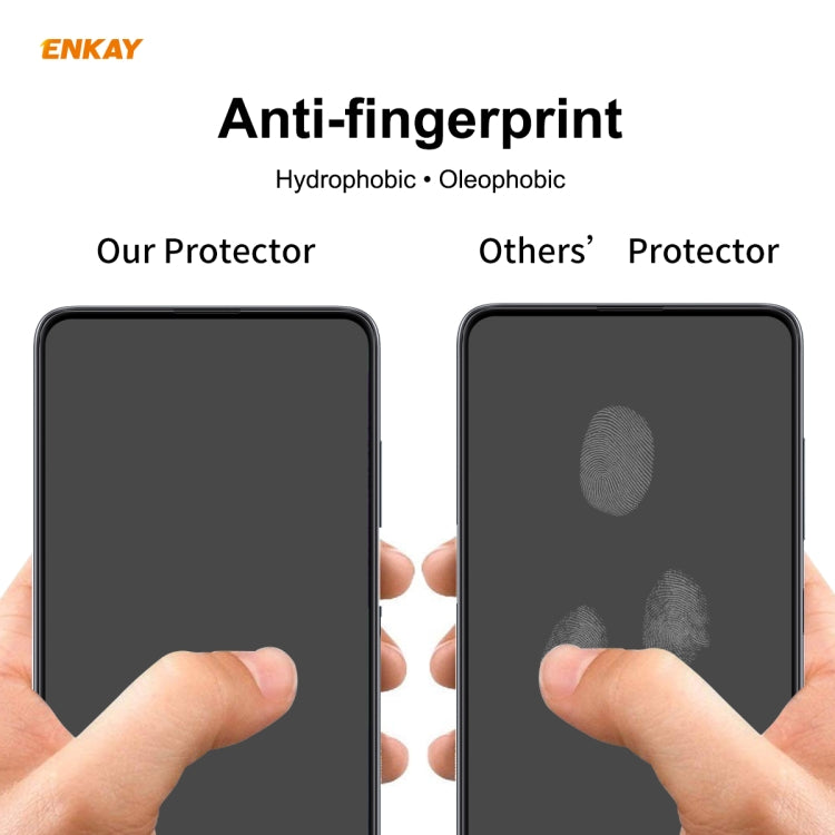 For Redmi Note 9S / Note 9 Pro 10 PCS ENKAY Hat-Prince Full Glue 0.26mm 9H 2.5D Tempered Glass Full Coverage Film -  by ENKAY | Online Shopping South Africa | PMC Jewellery