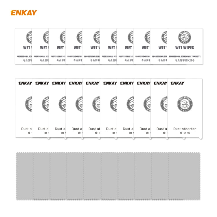 For Redmi Note 9S / Note 9 Pro 10 PCS ENKAY Hat-Prince Full Glue 0.26mm 9H 2.5D Tempered Glass Full Coverage Film -  by ENKAY | Online Shopping South Africa | PMC Jewellery