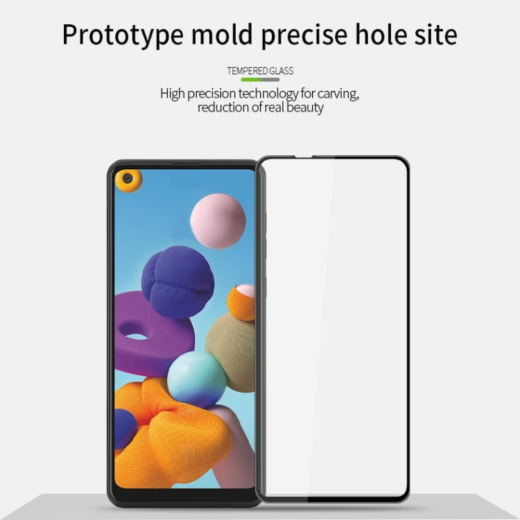 For Samsung Galaxy A21 / A21s PINWUYO 9H 3D Curved Full Screen Explosion-proof Tempered Glass Film(Black) - free shipping - PMC TechLife - Order now!