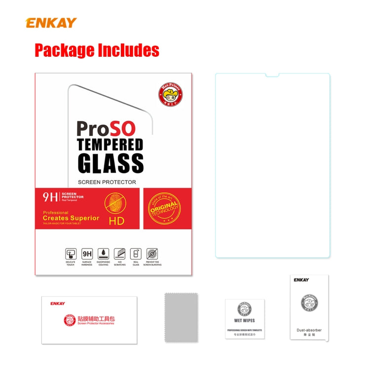 For Lenovo M10 Plus 10.3 ENKAY Hat-Prince 0.33mm 9H Surface Hardness 2.5D Explosion-proof Tempered Glass Screen Protector - free shipping - PMC TechLife - Order now!