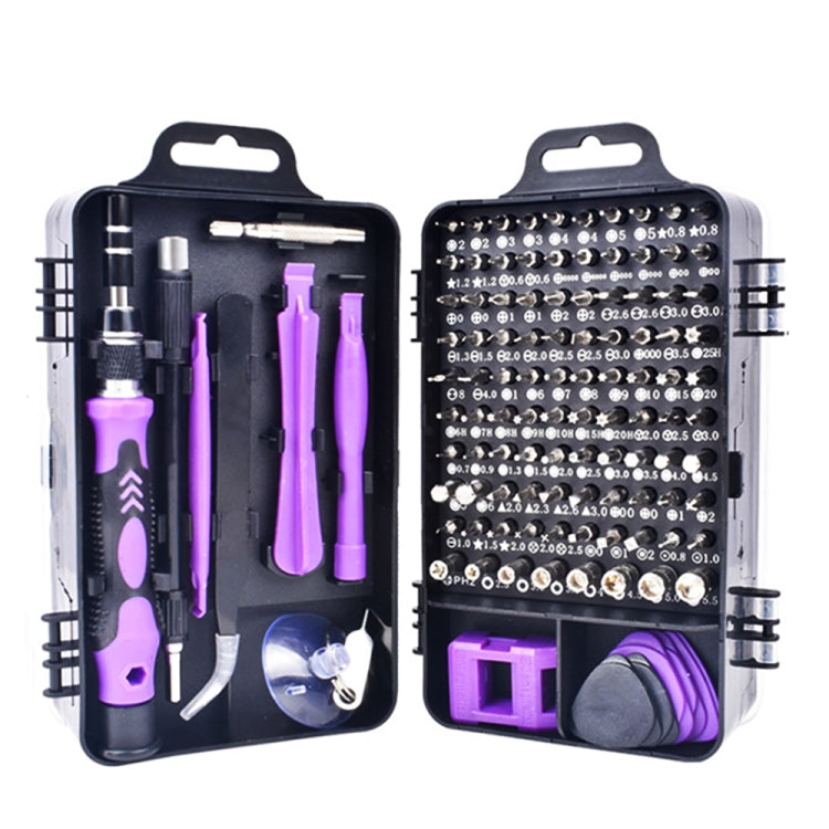 115 in 1 Precision Screw Driver Mobile Phone Computer Disassembly Maintenance Tool Set(Purple) - Screwdriver Set by PMC Jewellery | Online Shopping South Africa | PMC Jewellery