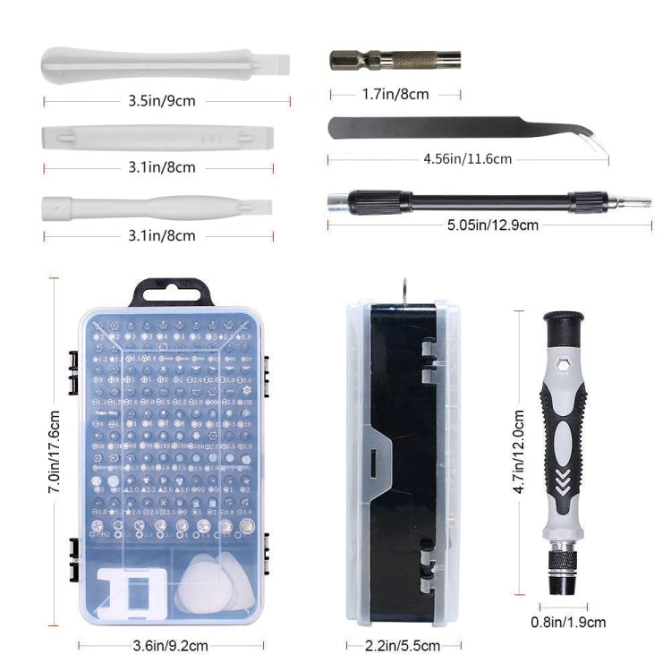 115 in 1 Precision Screw Driver Mobile Phone Computer Disassembly Maintenance Tool Set(Purple) - Screwdriver Set by PMC TechLife | Online Shopping South Africa | PMC TechLife