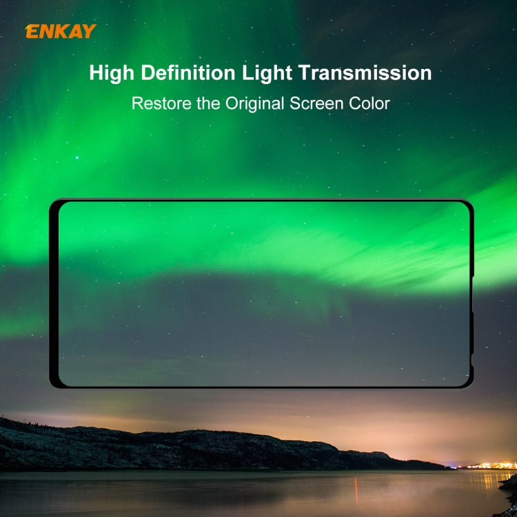 For Samsung Galaxy A71 2 PCS ENKAY Hat-Prince 0.26mm 9H 6D Curved Full Screen Eye Protection Green Film Tempered Glass Protector - Galaxy Tempered Glass by ENKAY | Online Shopping South Africa | PMC TechLife | Buy Now Pay Later Mobicred